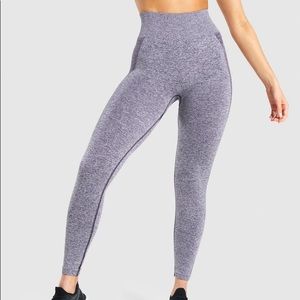 GymShark Flex High Waisted Leggings XS Purple Marl